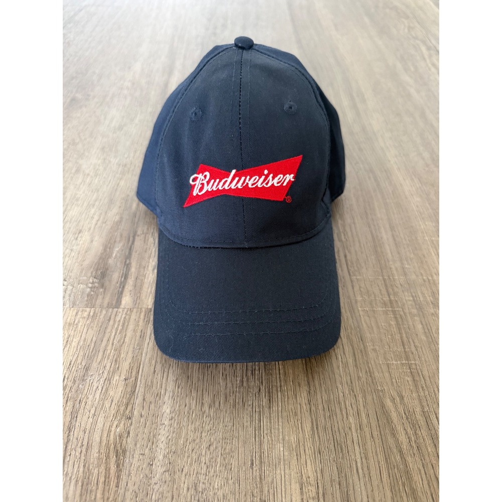 Budweiser Navy Blue Bowtie Logo Embroidered Adjustable Baseball Hat Cap 2019